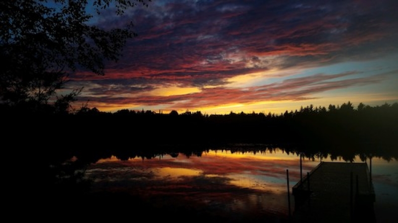 Camp on Baldy Lake, upscale camping!!